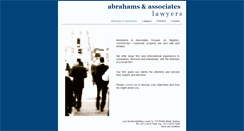 Desktop Screenshot of abrahamsassociates.com.au
